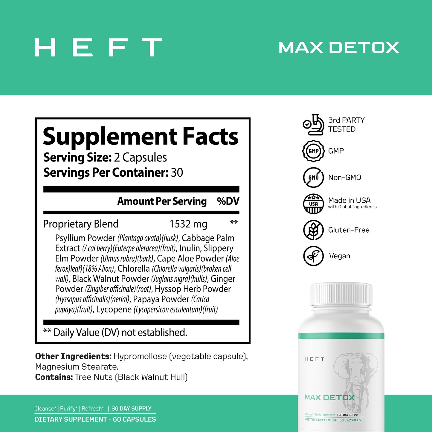 Detox Stack | Max Detox, Sea Moss, and Mushroom 10X