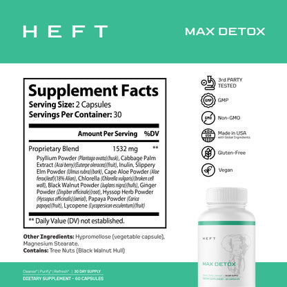 Detox Stack | Max Detox, Sea Moss, and Mushroom 10X