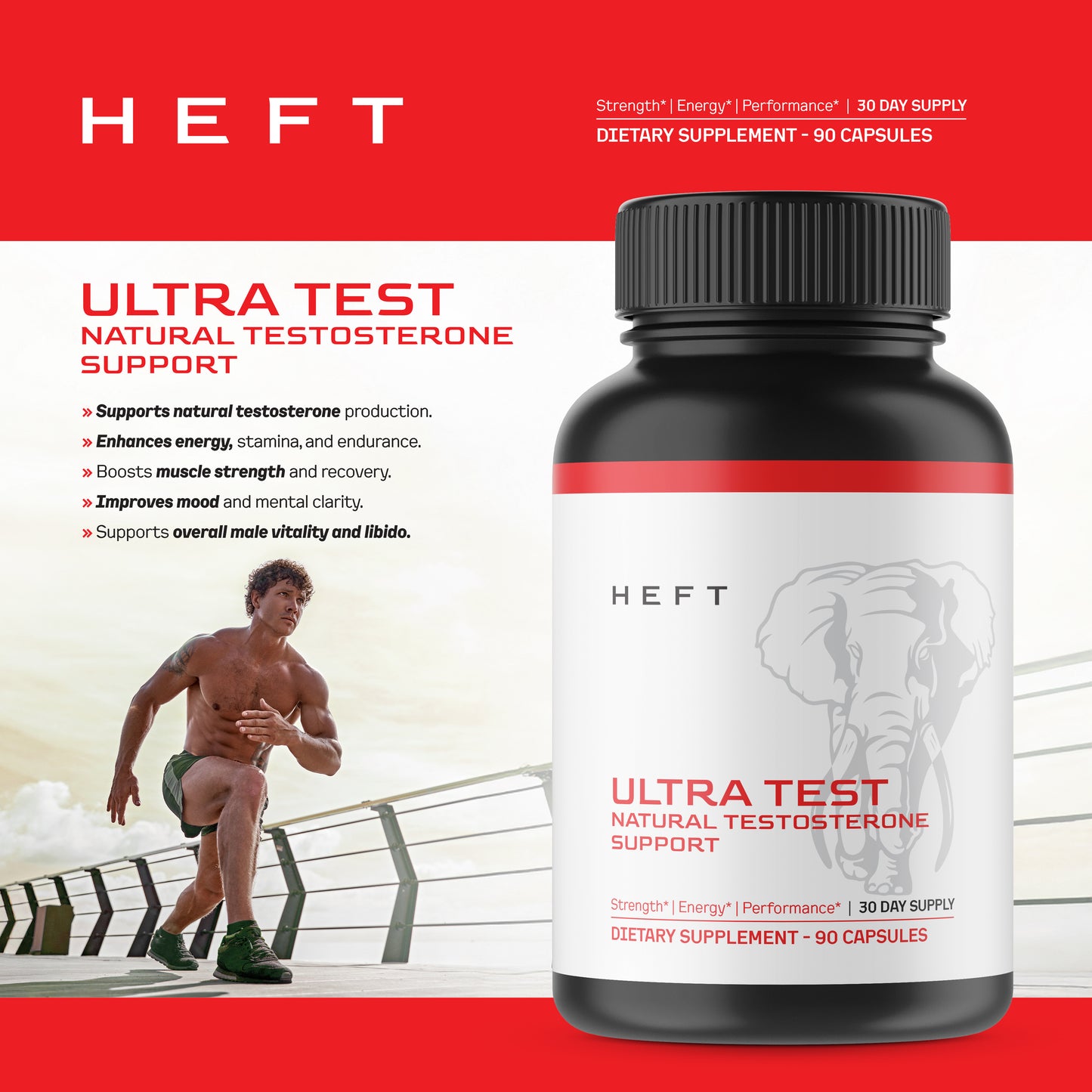 Ultra Test Natural Testosterone Support