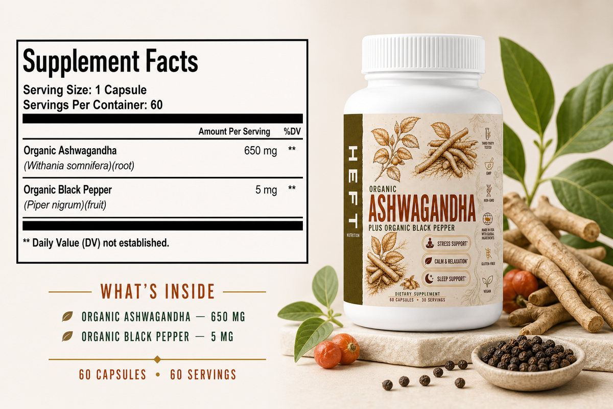 Ashwagandha Supplement Facts and ingredient overview