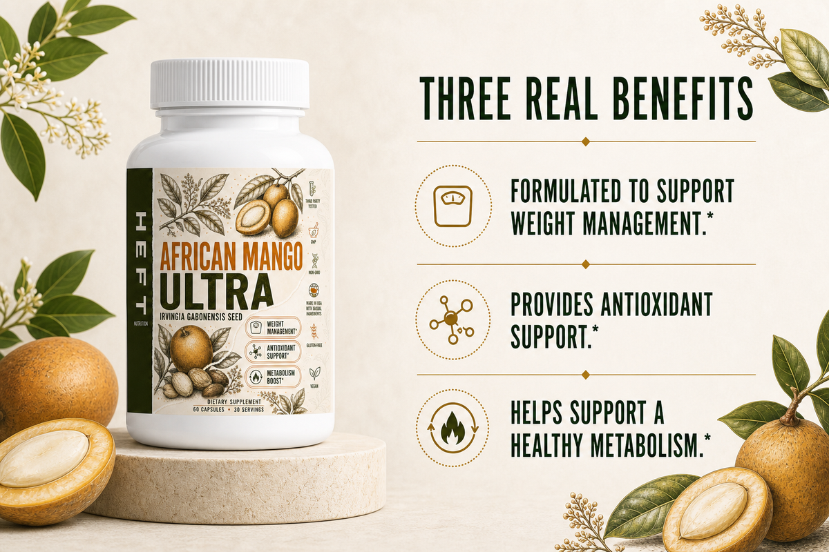 African Mango Ultra product benefit highlights