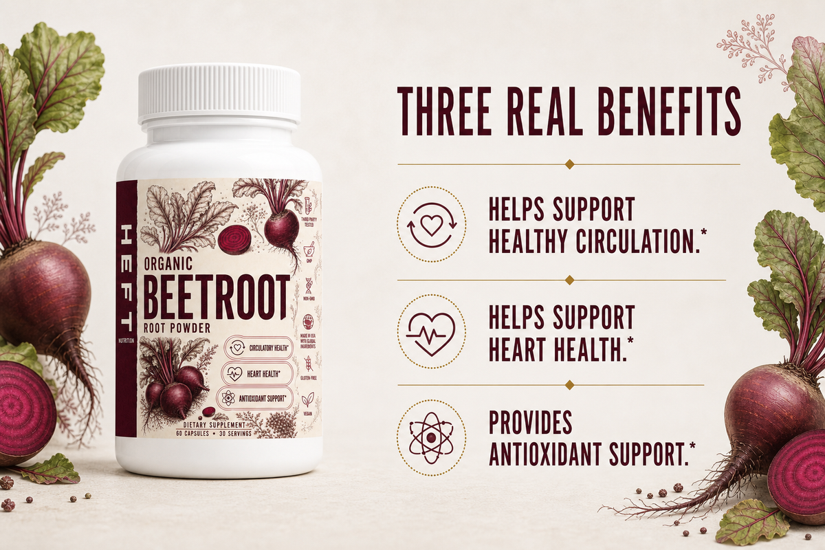 Beetroot product benefit highlights