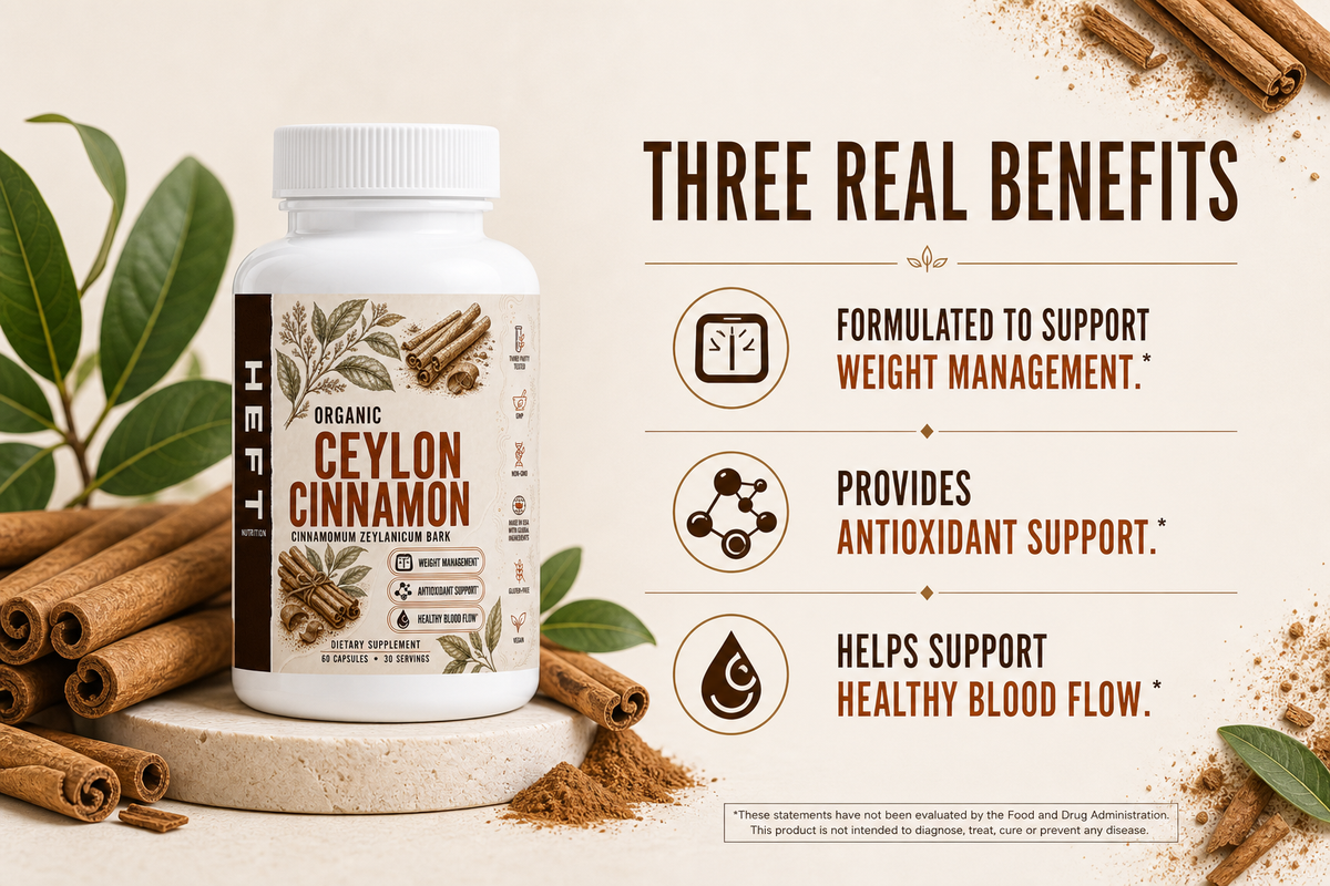 Ceylon Cinnamon product benefit highlights