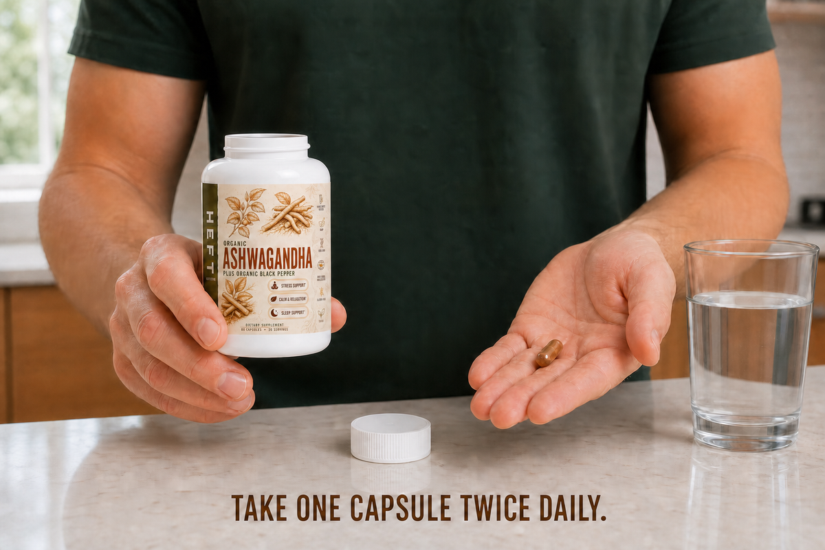 Ashwagandha suggested daily routine