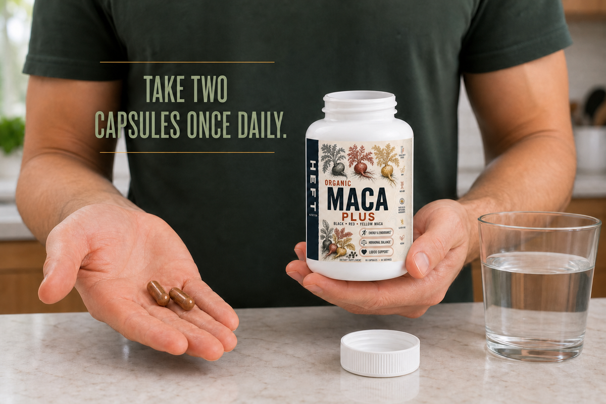 Maca Plus suggested daily routine