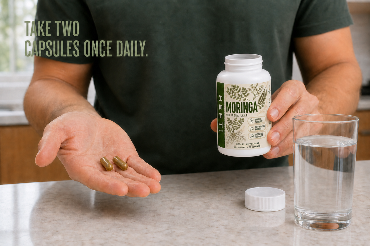 Moringa Oleifera suggested daily routine