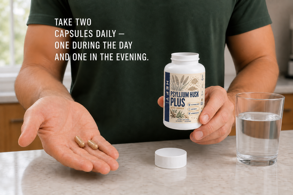 Psyllium Husk Plus suggested daily routine