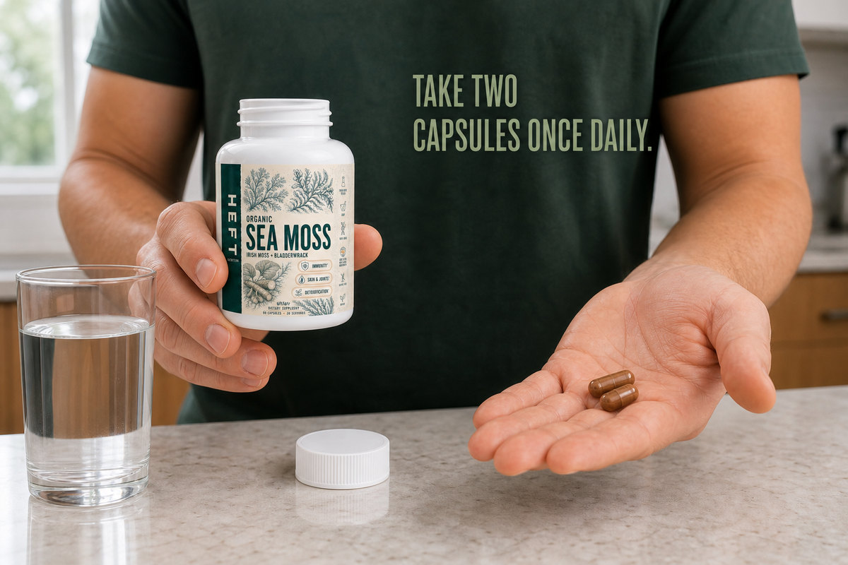 Sea Moss suggested daily routine