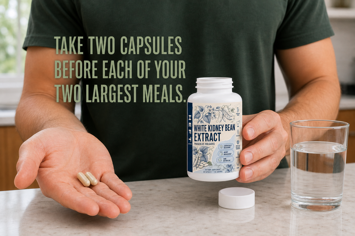 White Kidney Bean Extract suggested daily routine