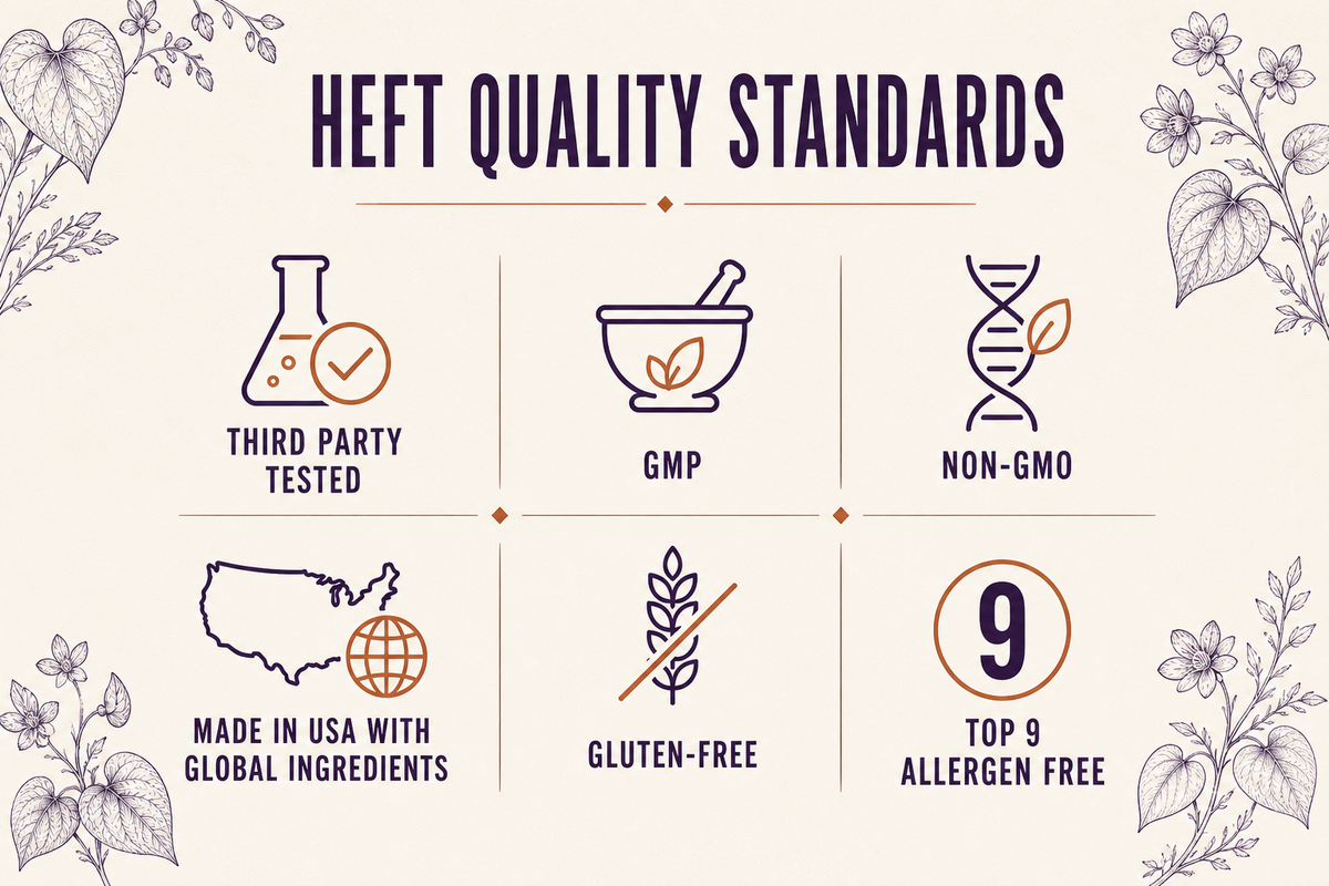 HEFT Nutrition quality standards