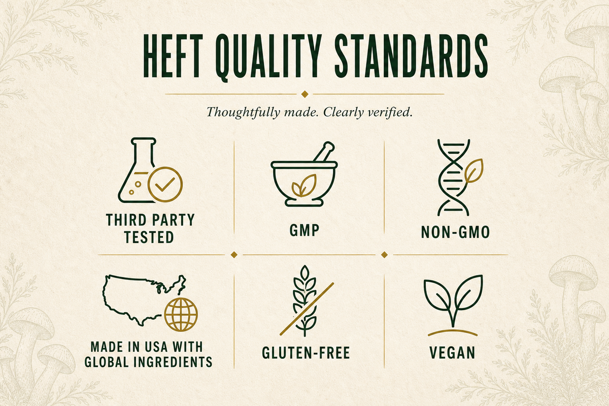 HEFT Nutrition quality standards