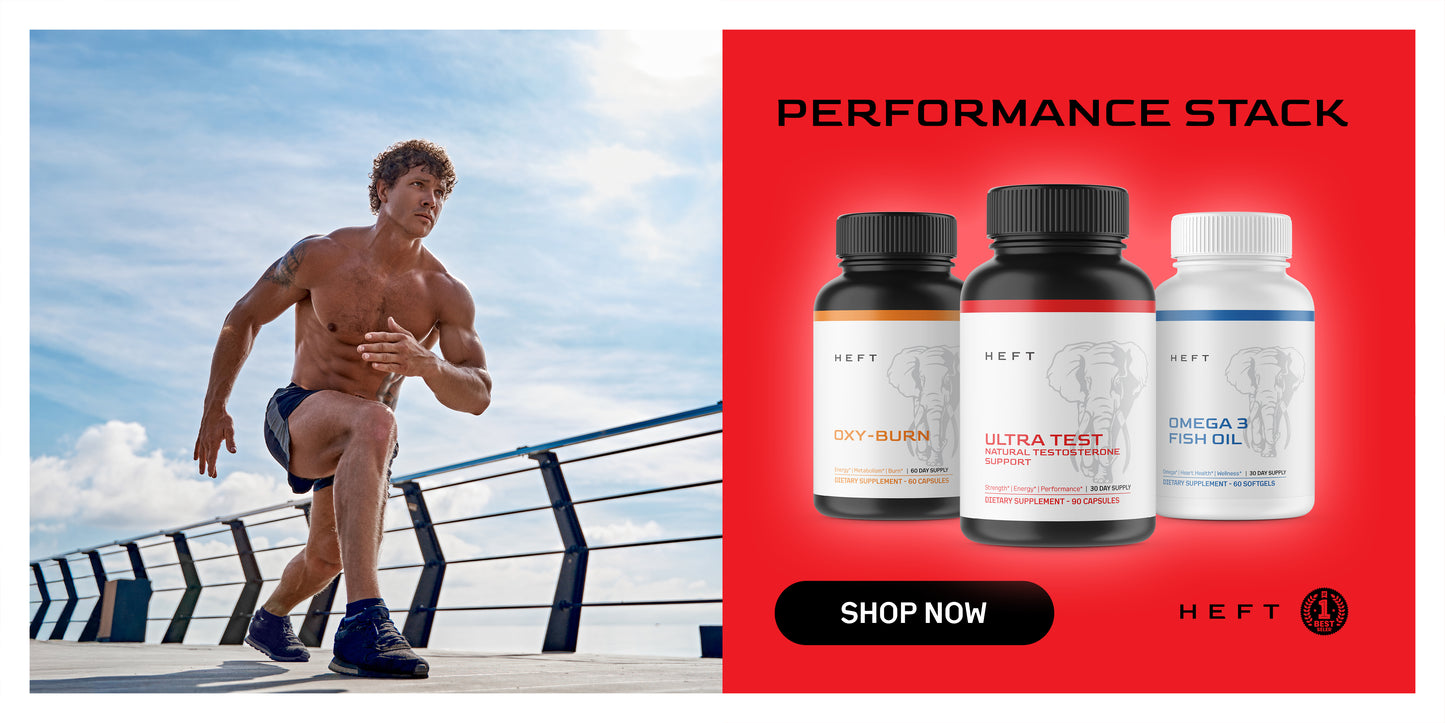 Performance Stack | Oxy Burn, Ultra Test, and Omega 3