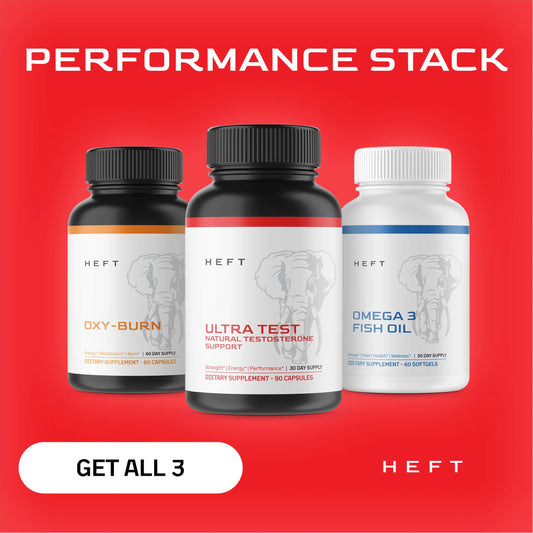 Performance Stack | Oxy Burn, Ultra Test, and Omega 3