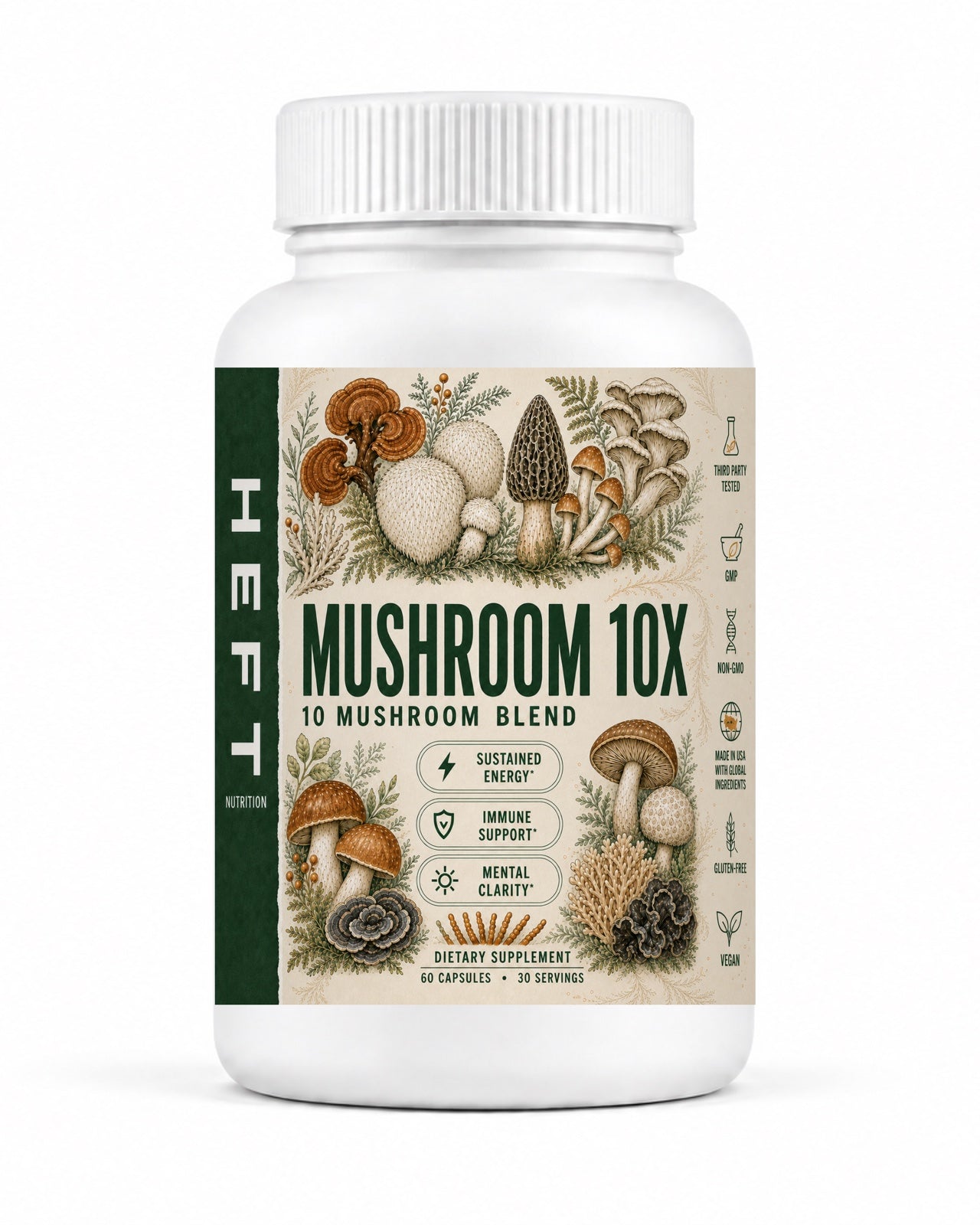 Mushroom 10X bottle render