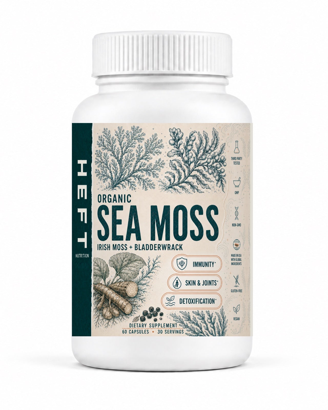 Sea Moss bottle render