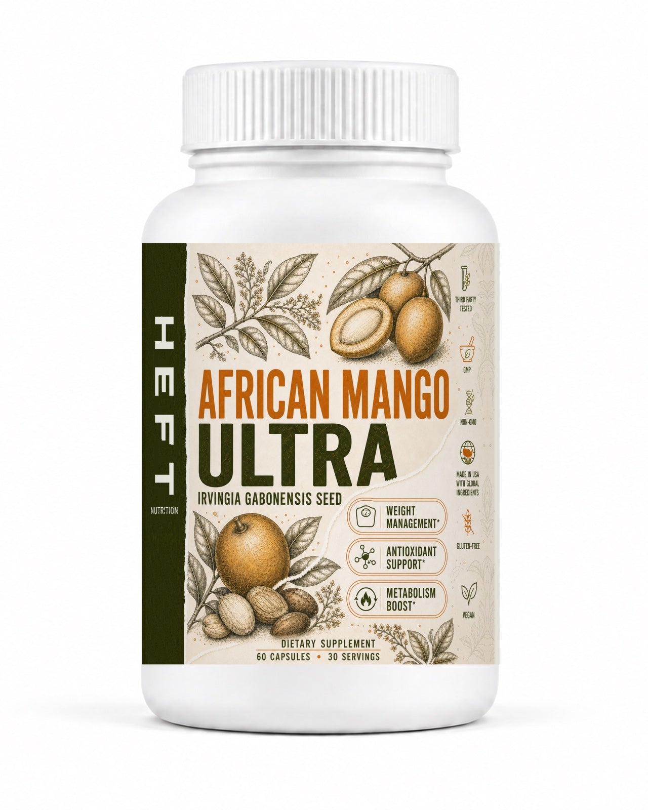 African Mango Ultra bottle render