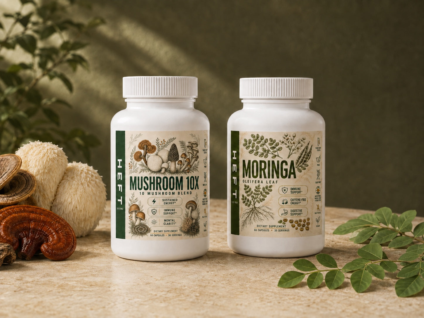 Discovery Pair with Mushroom 10X and Moringa